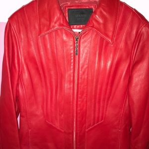 Avanti Vintage Red Leather Jacket